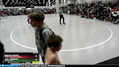 56 lbs Cons. Round 3 - Brevik Martin, Summit Wrestling Academy vs Jory Heinrich, South Dakota