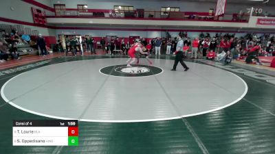 220 lbs Consi Of 4 - Sam Oppedisano, Hingham vs Theodore Lourie, Bos Latin Academy