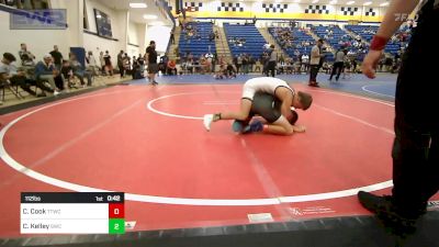 112 lbs 3rd Place - Colby Cook, Team Tulsa Wrestling Club vs Caleb Kelley, Salina Wrestling Club