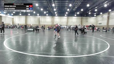 190 lbs Quarterfinal - Ethan Million, Lemon Bay vs Sage Suarez, Lugo Wrestling Club