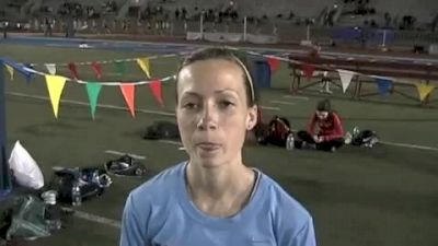Corey Connor from UMaine after winning the College Women's 5k Championship