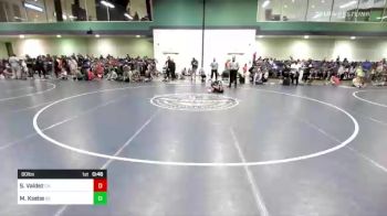 80 lbs Consolation - Santi Valdez, CA vs Malec Ksebe, DE