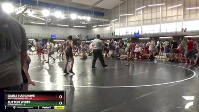 106 lbs Placement Matches (16 Team) - Gable Hargrove, Backyard Brawlers vs Sutton White, StrongHouse
