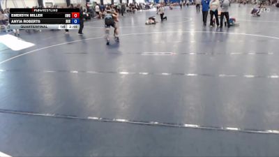 160 lbs Quarterfinal - Anyia Roberts, Southeast CC vs Emersyn Miller, Combat Wrestling Club