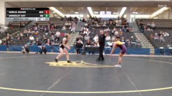 124 lbs Semifinal - Amelia Adams, Wisconsin Stevens Point vs Annesley Day, Wisconsin - Oshkosh