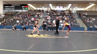 124 lbs Semifinal - Amelia Adams, Wisconsin Stevens Point vs Annesley Day, Wisconsin - Oshkosh