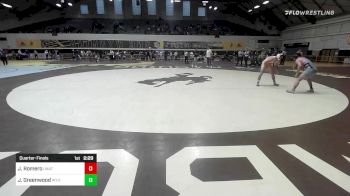 141 lbs Quarterfinal - Jakob Romero, Unattached vs Job Greenwood, Wyoming