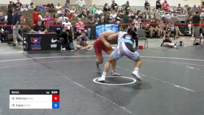 82 kg Semis - Aliaksandr Kikiniou, NYAC vs Ryan Epps, Army (WCAP)