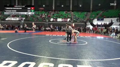 6A 120 lbs Cons. Round 3 - Triston Buckelew, Gardendale Hs vs Ethan Horn, Oxford