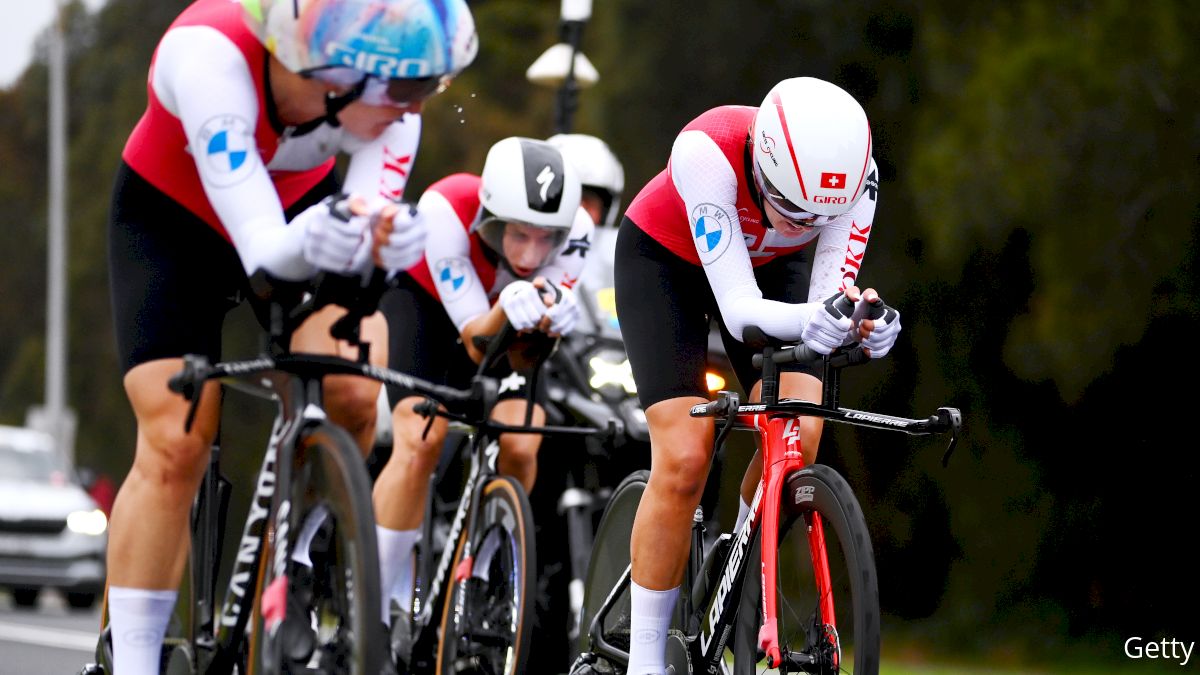 Swiss Win World Time Trial Mixed Relay As Annemiek Van Vleuten Crashes