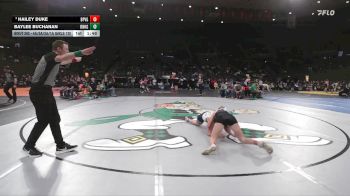 4A/3A/2A/1A Girls 120 3rd Place Match - Hailey Duke, Baker / Powder Valley Girls vs Baylee Buchanan, Banks Girls