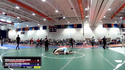 215 lbs Champ. Round 2 - Temuulen Myagmarjargal, Dulles South Wrestling Club vs Telmuun Byambajargar, Gunston Wrestling Club