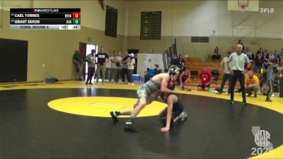 95 lbs Cons. Round 4 - Cael Torres, Elk Grove Wrestling Academy vs Grant Dixon, Oakdale