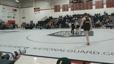 180 lbs Champ. Round 1 - Kylie Welker, Iowa vs Makenna Bovee, Carthage College