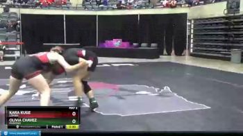 152 lbs Cons. Round 4 - Kara Kuge, Lomira vs Olivia Chavez, Muskego