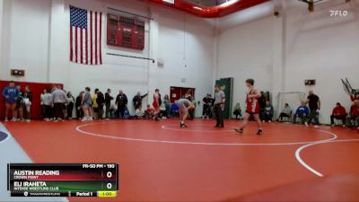 190 lbs Champ. Round 2 - Austin Reading, Crown Point vs Eli Iraheta, Intense Wrestling Club