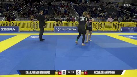 Nicole Jordan Mathew vs Kira Elaine Von Steinbergs 2025 Pan IBJJF Jiu-Jitsu No-Gi Championship