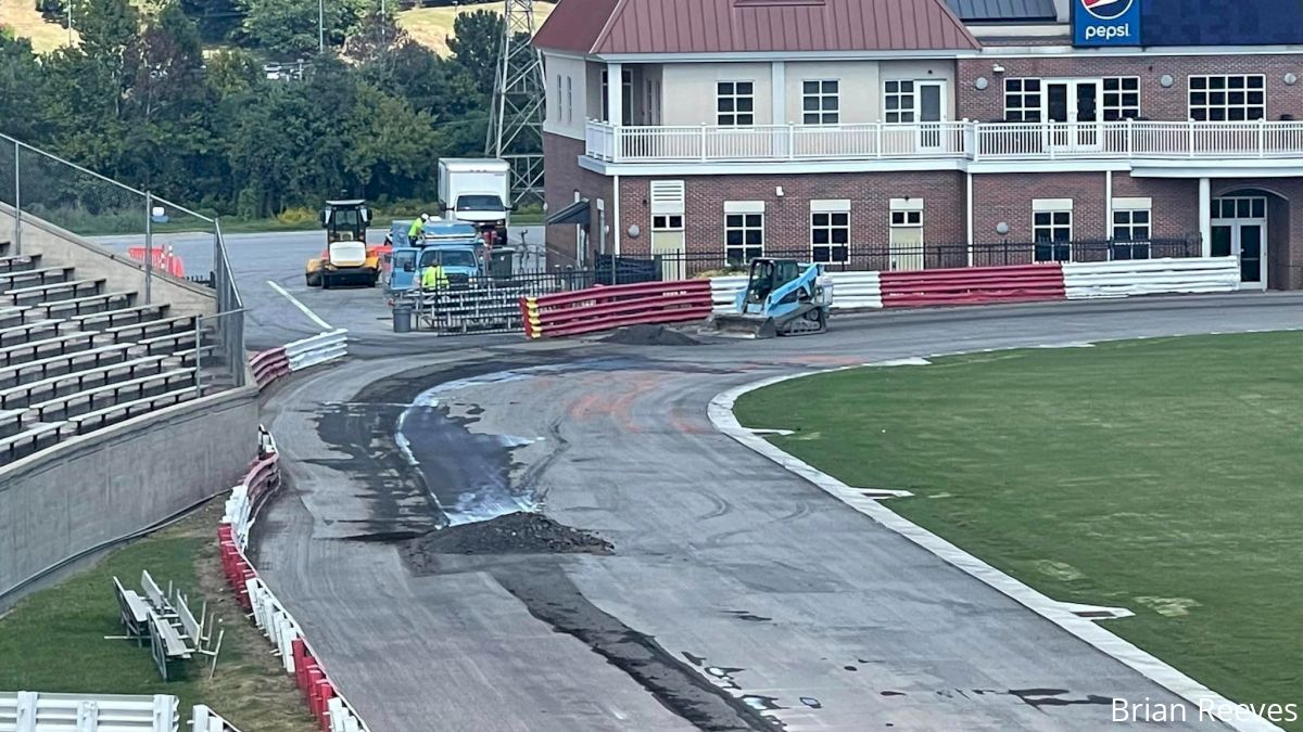 Drivers Cheer As Bowman Gray Stadium Is Repaved Again