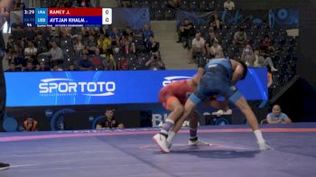 55 kg 1/4 Final - Jordyn Paul RANEY, United States vs Aytjan Khalmakhanov, Uzbekistan