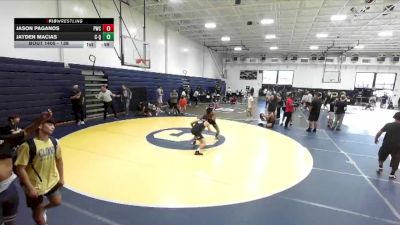 138 lbs Cons. Round 3 - Jayden Macias, C-Quence vs Jason Paganos, Pounders Wrestling Club
