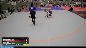 119 lbs Cons. Round 2 - Alexis Holt, Steelclaw Wrestling Club vs Hailey Osburne, Del Norte Wrestling, Inc.