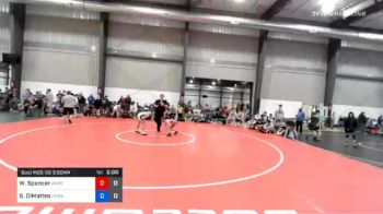 34 kg Consolation - Wyatt Spencer, Wyoming Valley RTC Blue vs Santino DiMatteo, Poway Elite