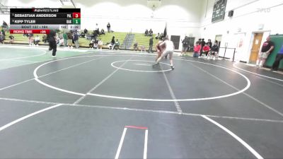184 lbs 1st Place Match - Sebastian Anderson, Palomar vs Kipp Tyler, Bakersfield College