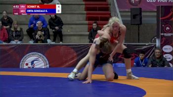 65 kg Round 2 - Mariella Schmit, USA vs Evelyn Orta, MEX