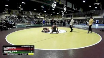 165 lbs Cons. Round 4 - Brayden Goehe, Temecula Valley vs Liam Brunton, Del Oro