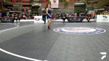 Champ. Round 1 - Emmyjane Bragg, Poway Wrestling vs Valery Camacho, Downey High School Wrestling