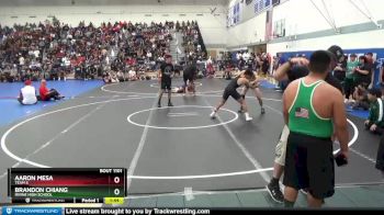 126 lbs Champ. Round 2 - Aaron Mesa, Team S vs Brandon Chiang, Irvine High School