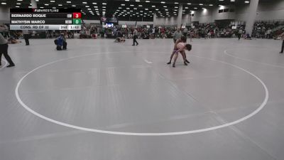 120 lbs Cons. Rd Of 32 - Bernardo Roque, Izzy Style Wrestling vs Mathysin Marco, Nebraska