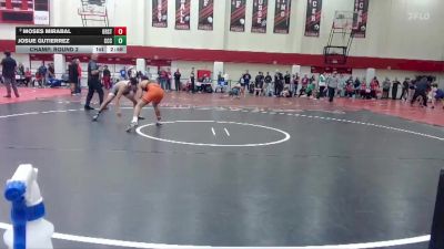 149 lbs Champ. Round 2 - Josue Gutierrez, Clackamas Community College vs Moses Mirabal, Oregon State