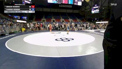 94 lbs Champ. Rd Of 16 - Brison Romero, CO vs Xander Webber, OH