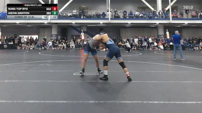 197 lbs Consi Of 16 #1 - Sung Yup Ryu, Columbia vs Justin Griffith, Drexel - UnAttached