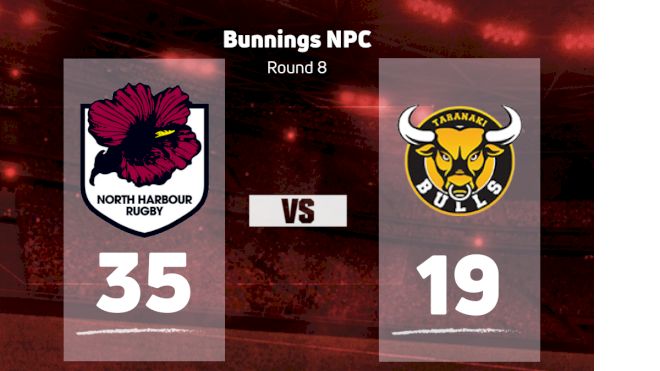 2022 North Harbour vs Taranaki