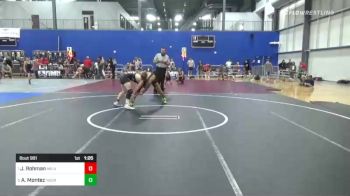 132 lbs Semifinal - Jaxson Rohman, MN All Stars vs Anthony Montez, Young Guns