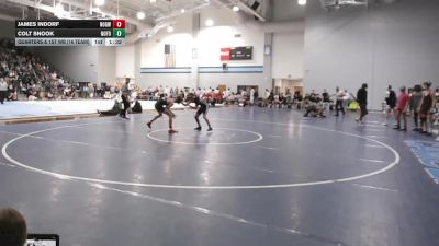 113 lbs Quarters & 1st Wb (16 Team) - James Indorf, North Gwinnett vs Colt Snook, North Forsyth