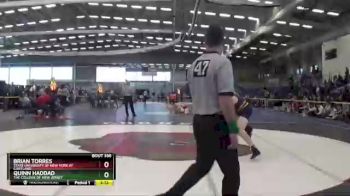 184 lbs 7th Place Match - Quinn Haddad, The College Of New Jersey vs Brian Torres, State University Of New York At Cortland