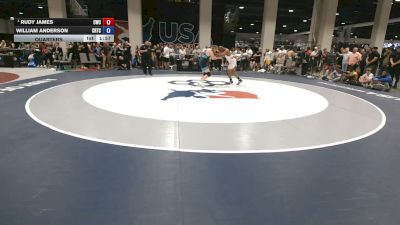 78 kg Quarters - Rudy James, Chicago Wrestling Club vs William Anderson, California Regional Training Center (CA RTC)