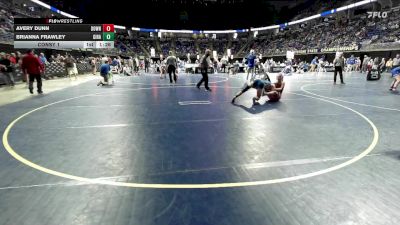 125 lbs Consy 1 - Avery Dunn, Downingtown vs Brianna Frawley, Girard