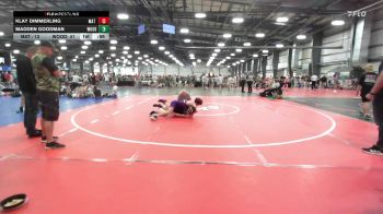 135 lbs Rr Rnd 1 - Klay Dimmerling, Mat Warriors Yellow MS - MS vs Madden Goodman, Woodshed Wrestling Club - MS
