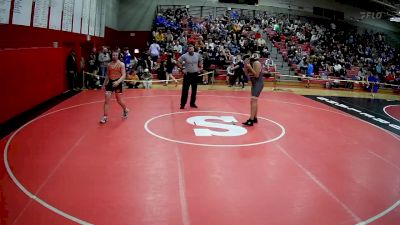 170 lbs Champ. Round 2 - Antonio Thompson, Plum Middle School vs Owen Sarsfield, Greater Latrobe