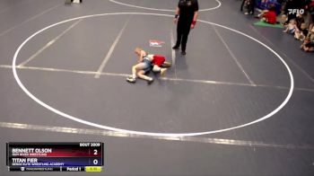 67 lbs Round 1 - Bennett Olson, Rum River Wrestling vs Titan Fier, Berge Elite Wrestling Academy