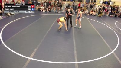 138 lbs Champ. Round 1 - Michael Cohen Jr, Wayzata vs Gabe Robb, Owatonna Wrestling Assoc.