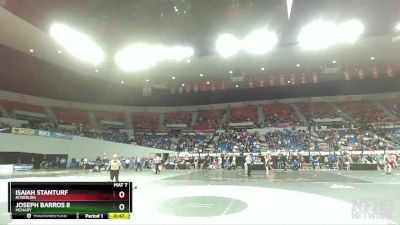 6A-113 lbs Cons. Round 2 - Joseph Barros II, McNary vs Isaiah Stanturf, Roseburg