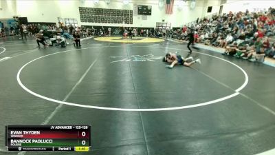 125-128 lbs Round 1 - Bannock Paolucci, Poudre vs Evan Thyden, Windsor