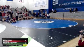 145 lbs Round 3 - Ethan Hong, Maple Grove vs Donovin Wolfgram, White Bear Lake Area