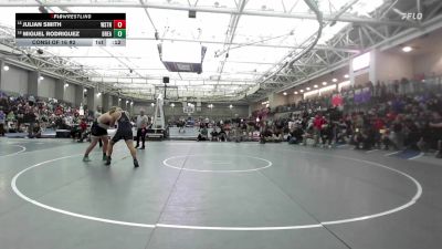 285 lbs Consi Of 16 #2 - Julian Smith, Weston vs Miguel Rodriguez, Bristol Eastern