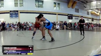 138 lbs Champ. Round 1 - Steven Hunter, Lawrence North Wrestling Club vs Lyric Mitchell, Perry Meridian Wrestling Club